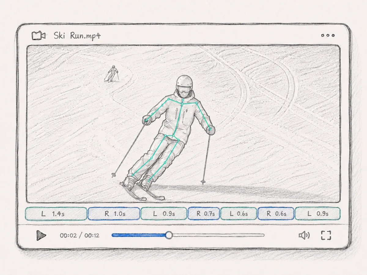 Poser creates turn detection, metrics, and head-tracked skeleton replay outputs